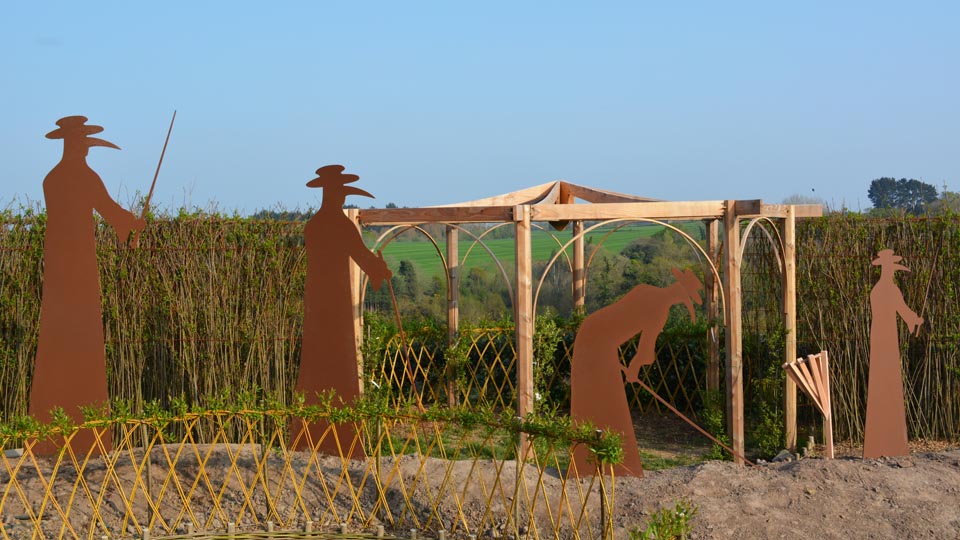 Scénographie - exposition des hommes et des plantes qui soignent - Château de la Roche Jagu